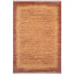Musterring Teppich MEMPHIS - Eleganter Kupferfarbener Teppich - Rechteckiger Teppich (80x150 cm) aus hochwertigem Polyester mit seidigem Glanz, ideal für stilvolle Wohnräume und fußbodenheizungsgeeignet.