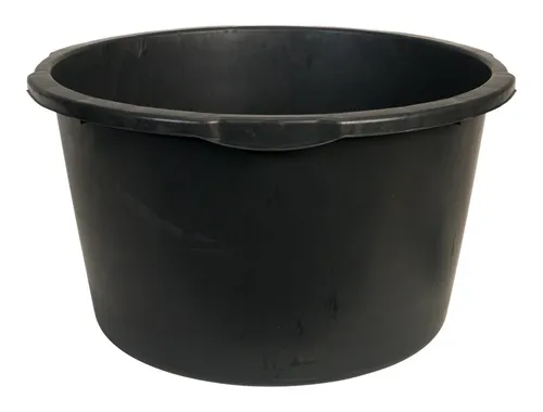 Berdal Mörtelkübel 45L schwarz rund, L-Skala