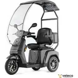 Veleco Turris – 3-rädriger Mobilitätsroller mit Dach und LED-Leuchten