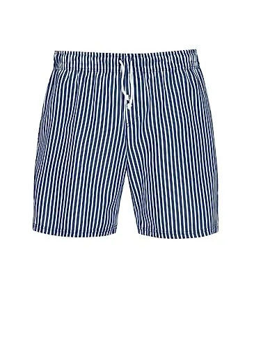 Trigema Herren Bade-/Freizeitshorts mit Streifenmuster - Herren-Shorts mit klassischem Schnitt, modischem Alloverdruck und elastischem Bund für optimalen Tragekomfort beim Schwimmen oder Entspannen.