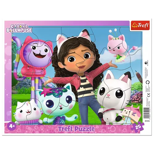 Puzzle 25 Ramkowe Poznaj Gabi 31415 Trefl 5900511314151