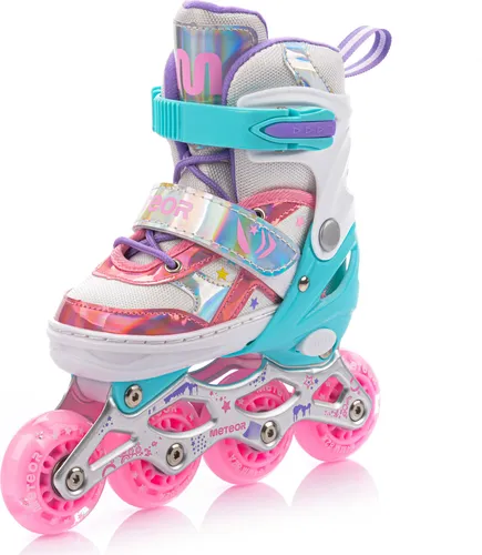 meteor Inlineskates Kinder Inliner Rollschuhe Roller Blades Quad Skates Kinder Inlineskates Lunar S 30-33