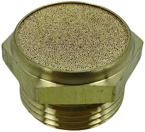Produktbild TRU COMPONENTS Druckluft-Schalldämpfer TC-12770344 Außengewinde G1 15 bar Messing 1St.