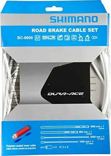 SHIMANO Bremszug-Set DURA-ACE VR+HR - Brems- und Schaltzüge für höchste Ansprüche, inklusive langlebiger Edelstahlkomponenten für optimale Bremsleistung und Sicherheit.