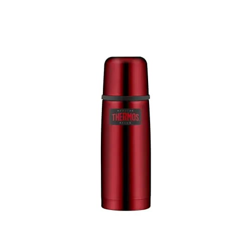 Thermosflasche Light und Compact, Edelstahl, cranberry red von THERMOS