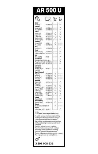 Bosch Wischblatt Aerotwin Retro 3 397 008 935