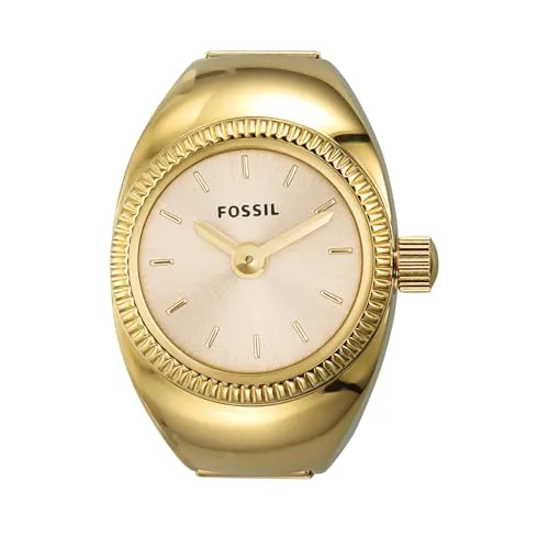 FOSSIL Damen Analog Quarz Uhr ES5246 - Armbanduhren für Damen mit elegantem Edelstahlarmband, wasserdicht bis 50 m – ideal für den täglichen Gebrauch und das Schwimmen im flachen Wasser.