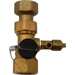 Kappenventil 3/4 Zoll für Membranausdehnungsgefäße : 3/4 Zoll Anschluss: 3/4 Zoll