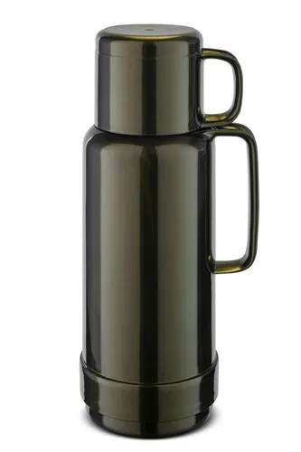 ROTPUNKT Isolierkanne Premium Thermoflasche 0,75 Liter I Glaseinsatz I voller Geschmack 80, 0.75 l, Glaskolben aus doppelwandigem Rosalin-Glas
