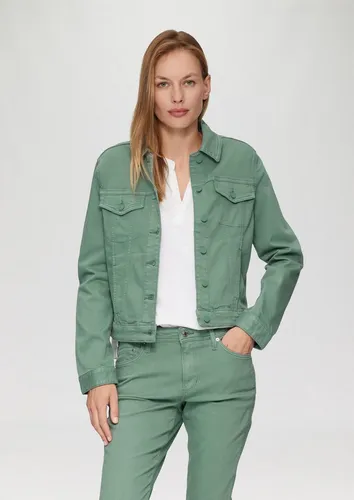 s.Oliver Funktionsjacke Indoor-Jacke Jeansjacke grün XXXL (46) - Stylische Indoor-Jacke aus einem bequemen Viskosemix, ideal für den Alltag. Die Jacke bietet eine perfekte Passform und hohen Tragekomfort in modischem Ozeangrün.
