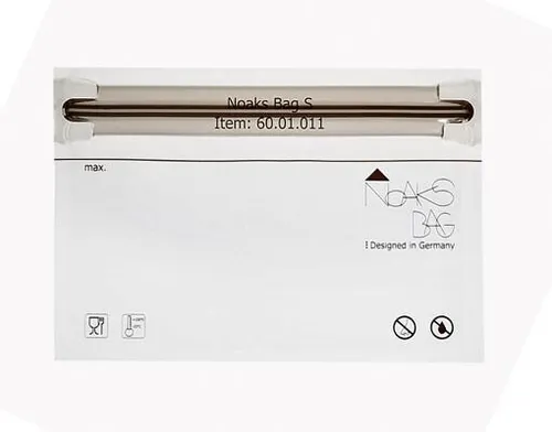 Noaks Bag Schutzbeutel, Gr. S, 5 Stück in weiß von Noaks