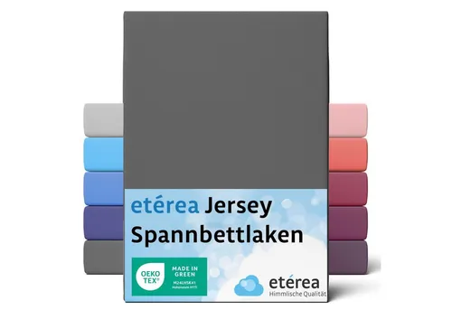etérea Himmlische Qualität Spannbettlaken etérea Comfort Jersey Spannbettlaken, Jersey, Gummizug: rundum, (1 Stück)