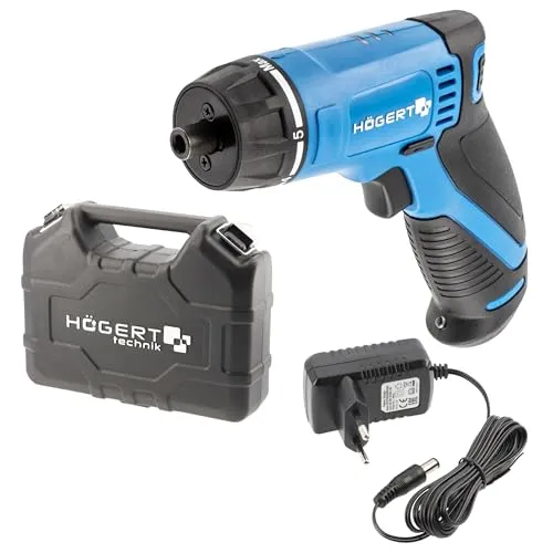 Hogert Technik Akkuschrauber HT2E212 - Kompakter Akkuschrauber mit 7,2V Li-Ionen-Batterie, ergonomischem Griff und LED-Arbeitslicht – ideal für präzise Arbeiten in engen Räumen.