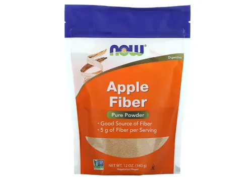 NOW Foods, Apple Fiber, Apfelfasern, reines Pulver, 340 g
