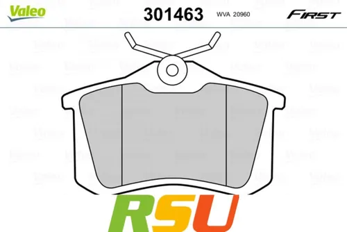 Valeo Bremsbelagsatz, Scheibenbremse FIRST 301463