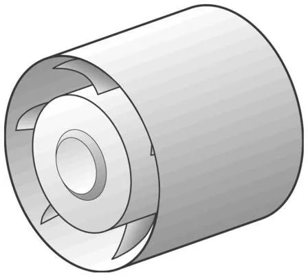 Helios HRV 100 Rohreinschubventilator DN 100 von Helios