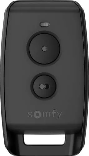 Somfy Keytis 2 io Funk-Handsender 868.3MHz, 868.95MHz - Praktischer 2-Kanal Handsender zur bequemen Steuerung von Garagen- und Hoftoren. Ergonomisches Design, ideal für Schlüsselbund oder Handtasche. Robust und zuverlässig für den täglichen Einsatz.