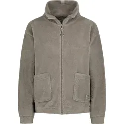 SUBLEVEL Warme Blouson Jacke mit Reißverschluss und Taschen in Beige - Beige Blouson Jacke aus 100% Polyester, ideal für kalte Tage. Mit wärmendem Fleece, praktische Taschen und komfortable Passform für den täglichen Gebrauch.
