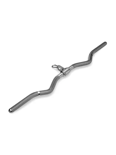 ATLETICA SZ-Griff | Bizeps- und Trizeps-Griff | Verchromter Vollstahl mit unterschiedlichen Griffwinkeln und -weiten | Hochbelastbar