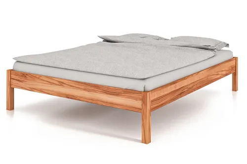 byoak Bett VENTO-A 180 x 220 aus Massivholz, ohne Kopfteil, Naturgeölt