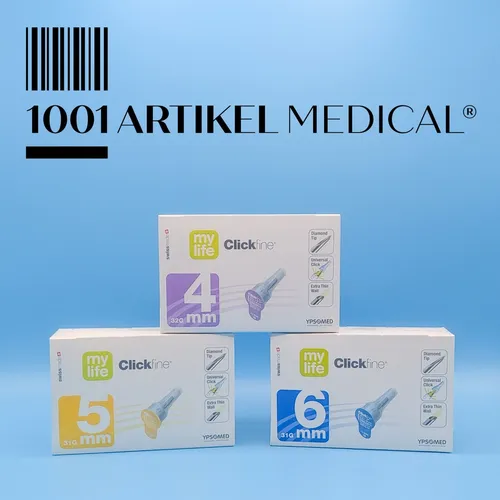 Mylife Clickfine Pen-Nadeln 5 mm 31 G