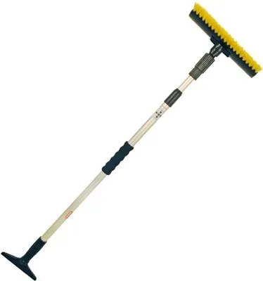 Teleskopreiniger mit Schneeschieber, Besen und Eiskratzer bis 160cm