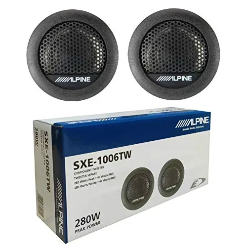 hochtöner kompatibel mit Alpine SXE-1006TW 45 watt rms 280 watt max 3 cm Tiefe mit Durchmesser 1,5 cm empfindlichkeit 88 db spl SQL Auto, pro Paar 2