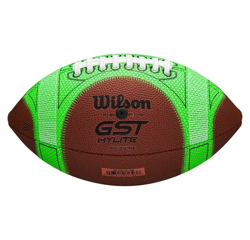 Wilson Youth 7V7 FB TDJ DEF - Freizeit-Footballs mit zusätzlicher Polsterung für optimale Ballkontrolle und präzisere Pässe. Ideal für Schulen und Vereine, bietet er hohe Qualität für intensive Nutzung.