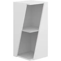 Vicco Midischrank Benno, Weiß, 31.6 x 70.5 cm - Platzsparendes Badezimmerregal - Midischrank mit 3 offenen Ablagen für maximalen Stauraum. Das elegante Design und die pflegeleichte Oberfläche machen es zur idealen Lösung für kleine Badezimmer.