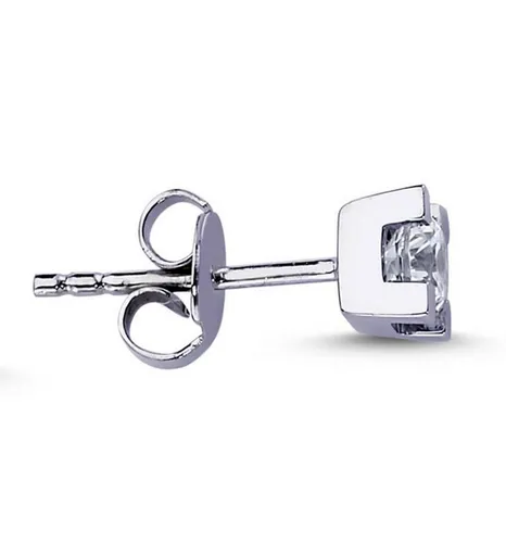 EinStein Diamant Single-Ohrstecker - Eleganter Single-Ohrstecker aus hochwertigem, unbehandeltem Diamanten in Top Wesselton Qualität. Perfekt für besondere Anlässe und stilvolle Akzente. Inklusive Etui und Zertifikat.
