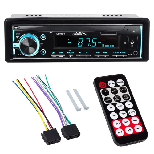 Audiocore AC9720 Autoradio mit Bluetooth - Autoradio mit MP3/WMA/USB/RDS und Bluetooth-Freisprecheinrichtung für kabelloses Musikhören und sicheres Telefonieren im Auto.