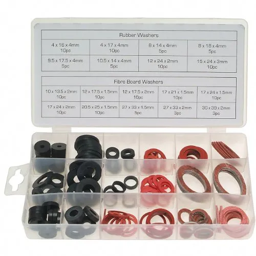 ALKAN Dichtungs-Sortiment, 141-tlg. - Gummi O-Ring Set - Dichtungen - Sanitr-, Haushalt- und Gartenbereich - 1 stck im Aufbewahrungskoffer