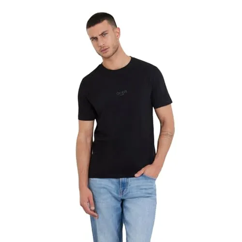 Guess T-Shirt T-Shirt AIDY CN SS Kurzarmshirt (1-tlg., 1) schwarz XXL (50)