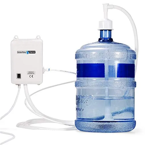 VEVOR Abgabepumpe 3,78 l/min - Wasserpumpe mit 35 W für zuverlässige Wasserversorgung - Kühler & Wasserspender für Trinkwasser mit schallabsorbierenden Gummifüßen und automatischer Abschaltung bei Wassermangel für eine längere Lebensdauer.