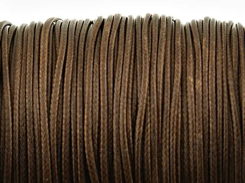 m Polyesterkordel gewachst in braun, 1 mm (0,19 EUR pro m) 10