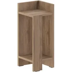 Decortie Nachttisch Dunkelbraun, Rechteckig, 25x60x27 cm