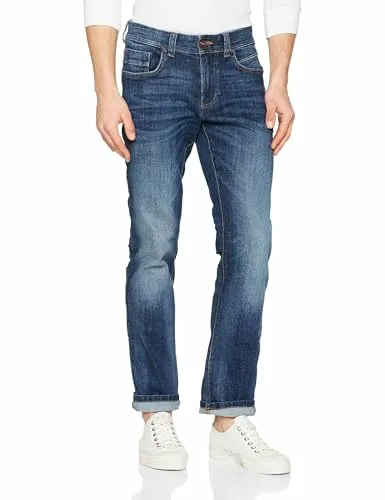 camel active Herren Regular Fit 5-Pocket Jeans aus Baumwolle Blau - Bequeme Herren Jeans mit Regular Fit und Stretch-Anteil für optimalen Tragekomfort, ideal für den Alltag.