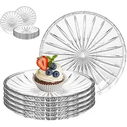 Altom Design Venus Dessertteller Aus Glas, 15 Cm, 12 Stück.