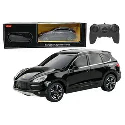 Porsche Cayenne Turbo ferngesteuertes Auto RC Rastar Schwarz - Erlebe mit dem Porsche Cayenne Turbo RC Auto in Schwarz ein aufregendes Fahrerlebnis für Kinder. Robuste Bauweise und einfache Bedienung garantieren sicheren Spielspaß im Freien und drinnen.