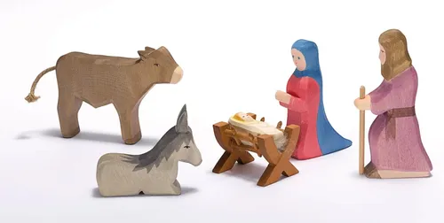 Ostheimer Heilige Familie classic II 4040 6-teilig große Krippenfig. Fachhandel