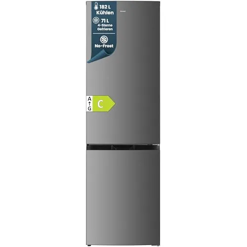 homeX Kühlschrank mit Gefrierfach No Frost