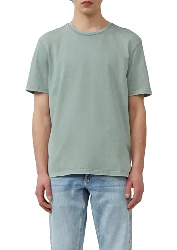 QS Gewaschenes Basic-T-Shirt aus weichem Heavy Jersey