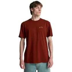 Billabong T-Shirt Arch Wave - Premium Fit für Männer - T-Shirts - Hochwertiges Baumwoll-Jersey, komfortabler Rundhalsausschnitt und auffälliger Siebdruck auf Brust und Rücken, perfekt für lässige Styles.
