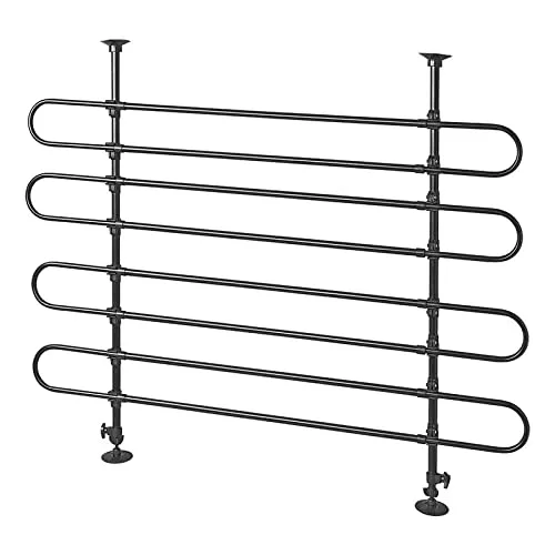 Hundegitter Auto- & Gepäckgitter aus Metall Universal Trenngitter verstellbar 4x2