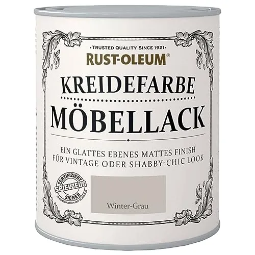 RUST-OLEUM 14013.DE.0.75 Kreidefarbe DOSE 750ml winter grau