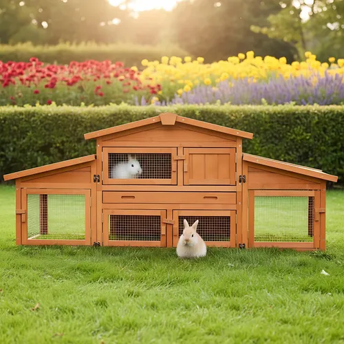 Produktbild Zooprinz Kleintierstall König XXL mit Doppelauslauf