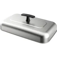 Haube XL für Grillplatten – Deckel Schmelzkuppel in schwarz von Weber