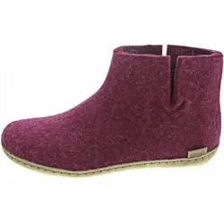 Glerups Filz Hausschuhe für Herren und Damen (Größe 41) - Bequeme Hausschuhe aus 100% reiner Naturwolle mit flexibler Ledersohle – ideal für warme, trockene Füße und skandinavischen Stil.
