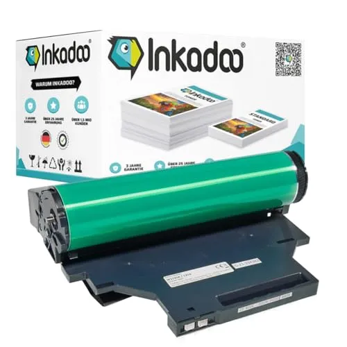 Inkadoo Trommel für HP W1120A / 120A Color Laser MFP 179 fnw Color Laser MFP 179 fwg Color Laser MFP 179 fn, farblos Bildtrommel Bildeinheit Bildeinheittrommel 16.000 Seiten
