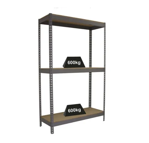PROREGAL Schwerlastregal Wood Beast Three 200x150x45 cm - Robustes Schwerlastregal mit 3 Ebenen und einer Fachlast von bis zu 600 kg, ideal für Werkstätten und Lager. Einfache Montage und verstellbare Fachböden für flexible Nutzung.